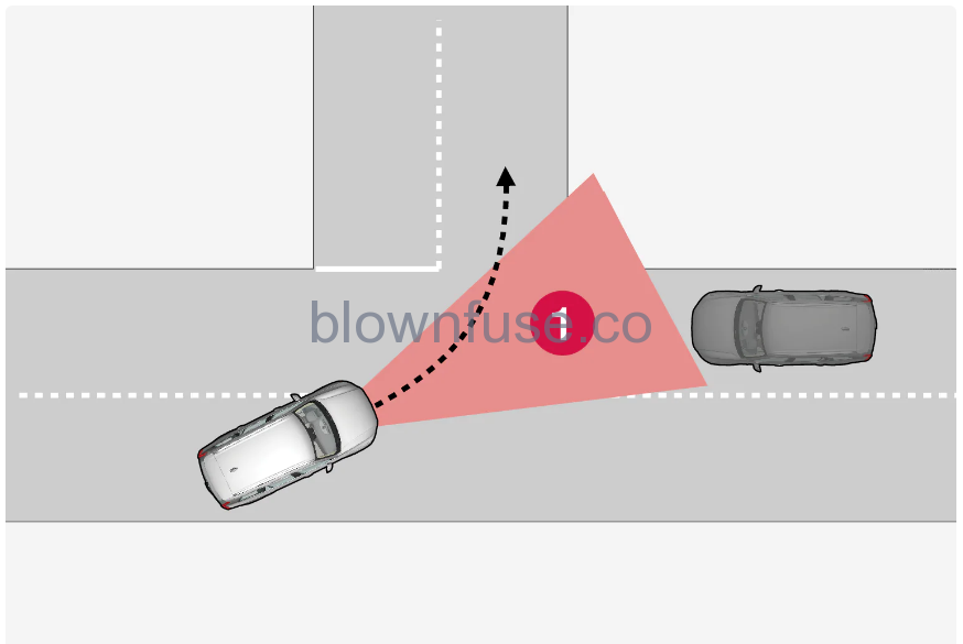 2023 Volvo C40 Recharge Assistance at risk of collision 10