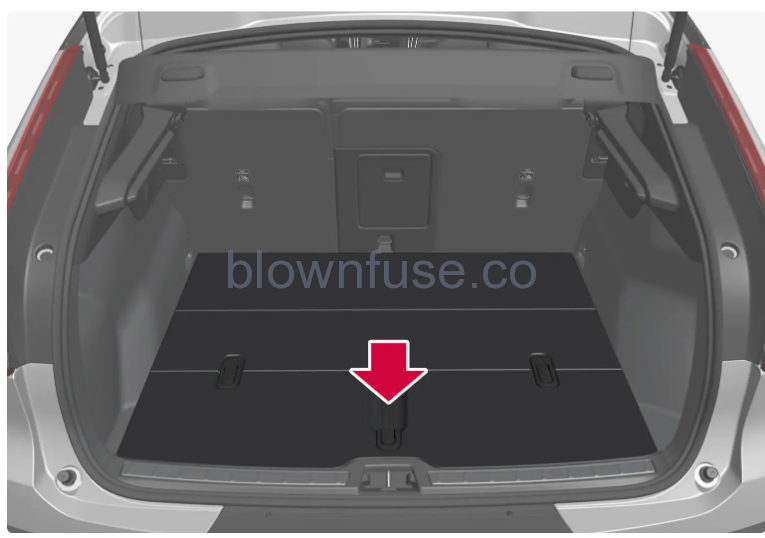 2023 Volvo C40 Recharge Cargo area 1