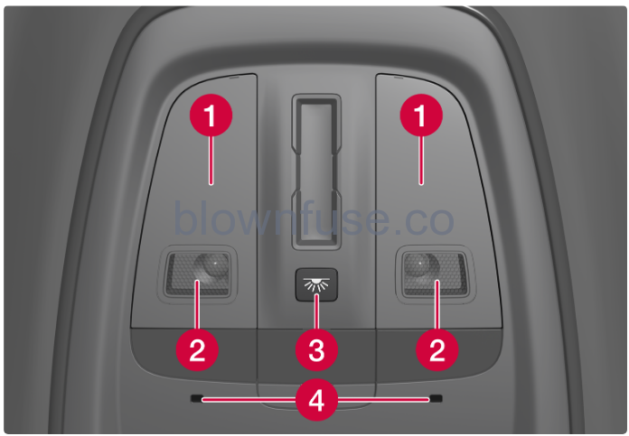 2023 Volvo C40 Recharge Interior lighting 1