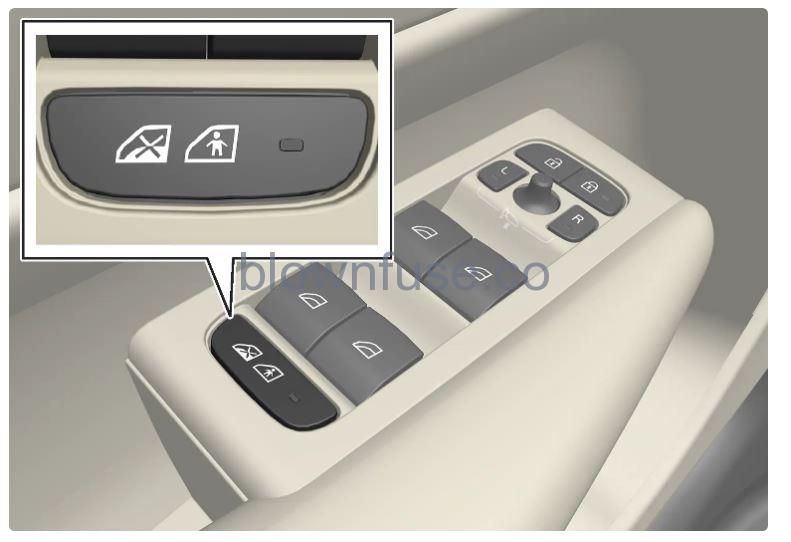 2023 Volvo C40 Recharge Locking and unlocking fig 21