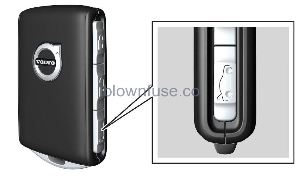 2023 Volvo C40 Recharge Locking and unlocking fig 9