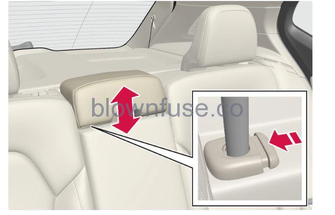 2023 Volvo C40 Recharge Rear seat fig 2