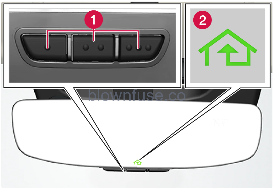 2023 Volvo C40 Recharge Rearview mirrors 12023 Volvo C40 Recharge Rearview mirrors 1