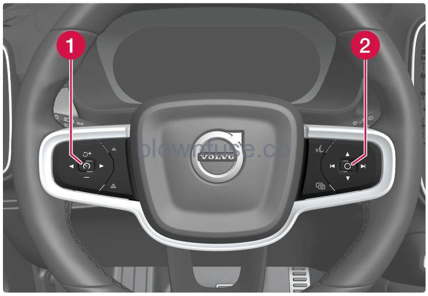 2023 Volvo C40 Recharge Steering wheel (1)