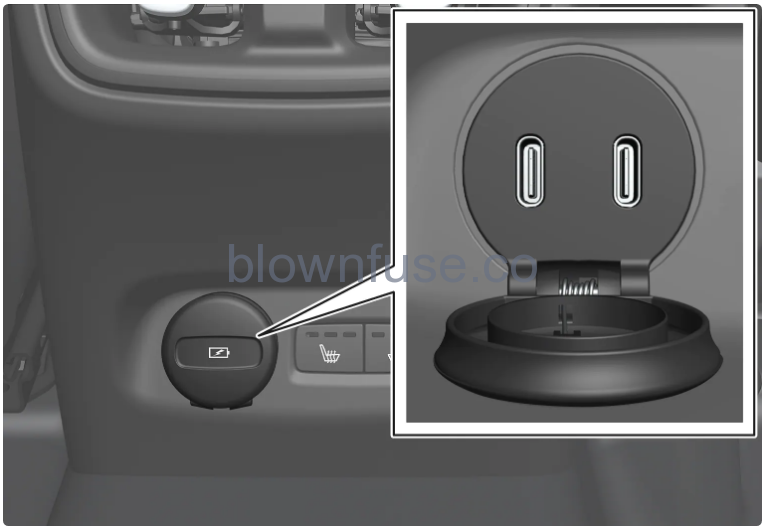 2023 Volvo C40 Recharge Storage and passenger compartment 11