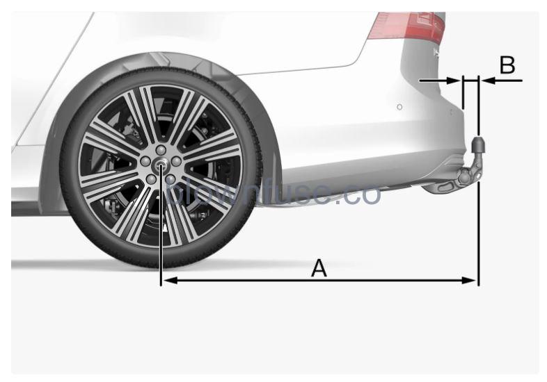 2023 Volvo C40 Recharge Towbar and trailer (1)