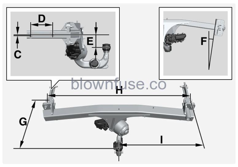 2023 Volvo C40 Recharge Towbar and trailer (2)