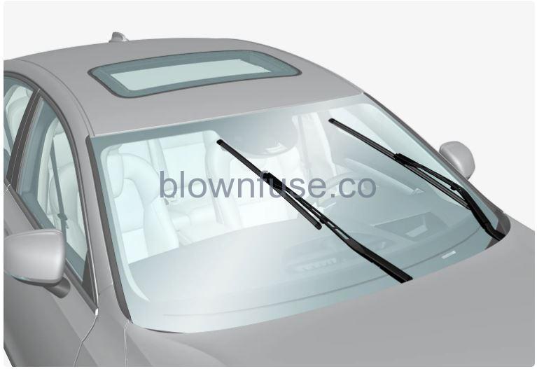 2023 Volvo C40 Recharge Wiper blades and washer fluid-1