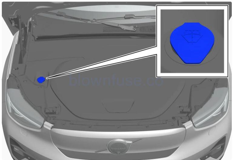 2023 Volvo C40 Recharge Wiper blades and washer fluid-4