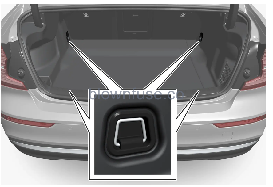 2023 Volvo S60 Cargo area 4