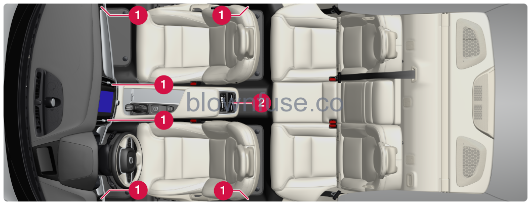 2023 Volvo S60 Climate controls for seat and steering wheel 11