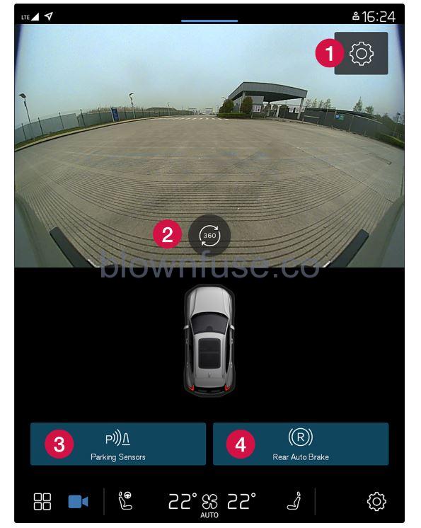 2023 Volvo S60 Park assist camera fig 1