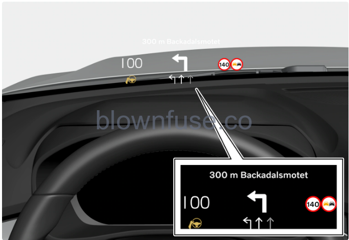 2023-Volvo-S60-Recharge-Plug-in-Hybrid-Head-up-display-FIG-1