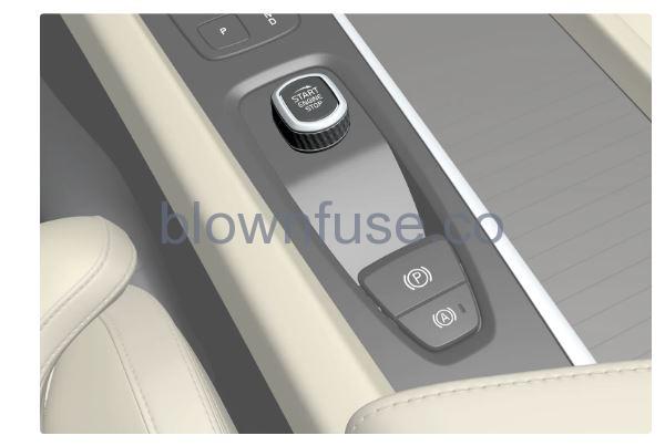 2023 Volvo S60 Starting and switching off the car FIG 7