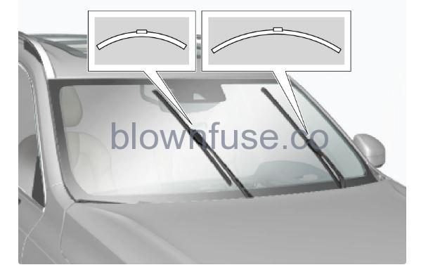 2023 Volvo S60 Wiper blades and washer fluid fig 4