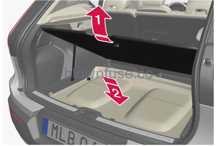 2023 Volvo XC40 Mild Hybrid Cargo area FIG 4