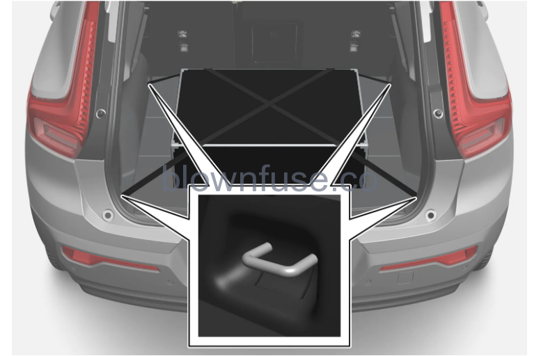 2023 Volvo XC40 Mild Hybrid Cargo area FIG 7