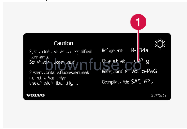 2023 Volvo XC40 Mild Hybrid Specifications for fluids and lubricants FIG 11