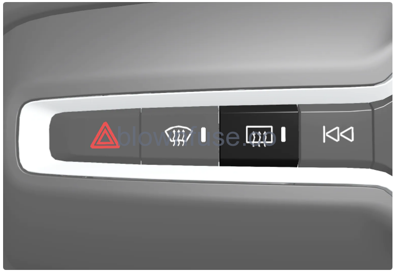 2023-Volvo-XC90--Climate-controls-for-windows-and-mirrors-fig-1