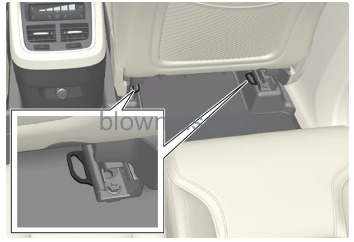 2023 Volvo XC90 Mounting points for child seats-2
