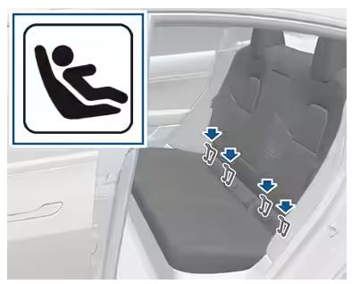 2021 Tesla Model Y Child Safety Seats