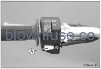 2022 Kawasaki KLX140R L Engine Stop Switch fig 4