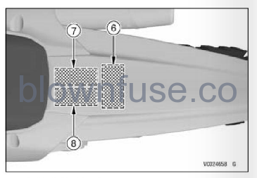 2022 Kawasaki KX450 Location of Labels fig 4