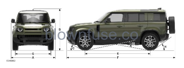 2023 Land Rover Defender TECHNICAL SPECIFICATIONS-Fig-02