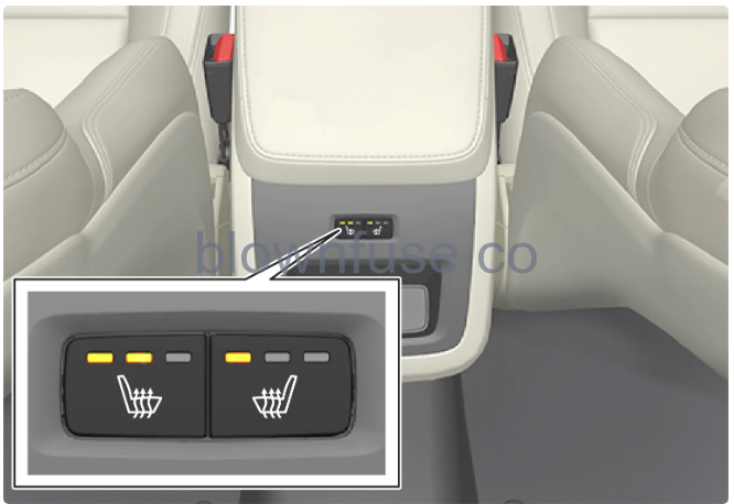 2023-Volvo-S90-S90-Recharge-Plug-in-Hybrid-Climate-controls-for-rear-seat-fig-1