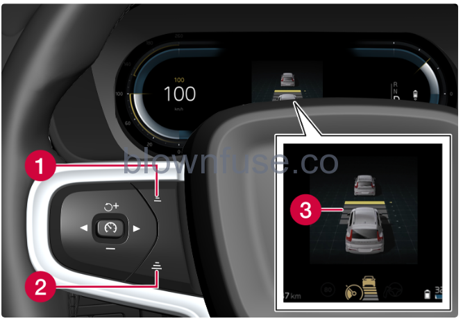 2023-Volvo-S90-S90-Recharge-Plug-in-Hybrid-Distance-Warning-fig-1