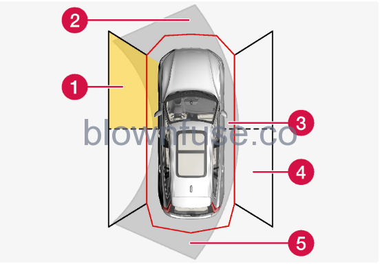 2023-Volvo-S90-S90-Recharge-Plug-in-Hybrid-Park-assist-camera-fig-12