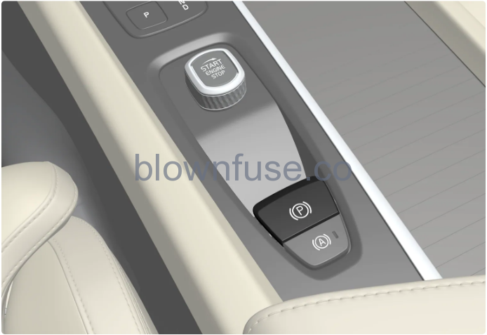 2023-Volvo-S90-S90-Recharge-Plug-in-Hybrid-Parking-brake-FIG-1