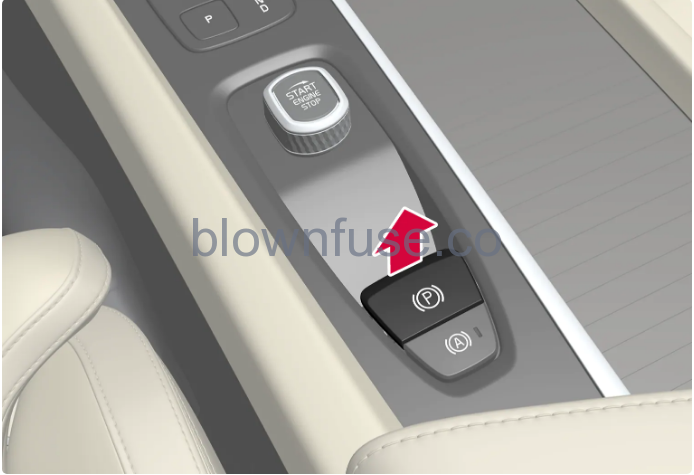 2023-Volvo-S90-S90-Recharge-Plug-in-Hybrid-Parking-brake-FIG-2