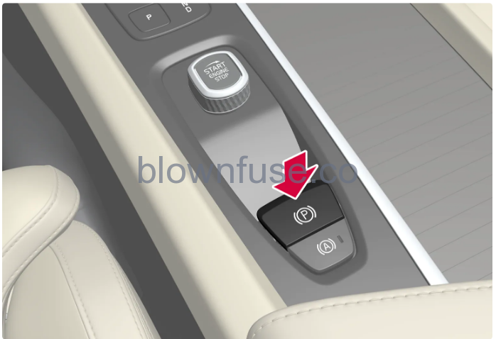 2023-Volvo-S90-S90-Recharge-Plug-in-Hybrid-Parking-brake-FIG-4