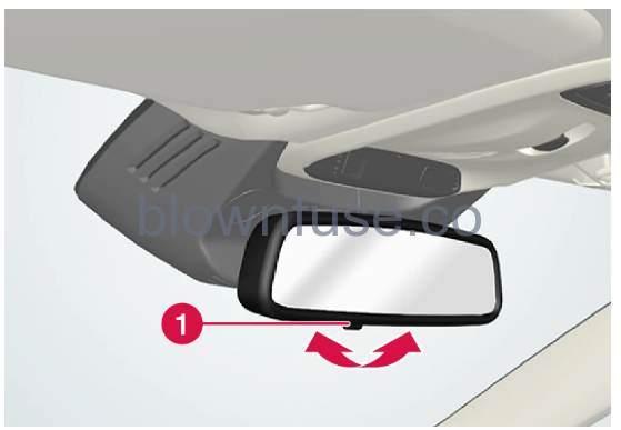 2023 Volvo V60 Recharge Plug-in Hybrid Rearview mirrors fig 3