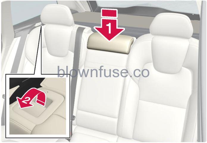 2023 Volvo V90 Rear seat (5)