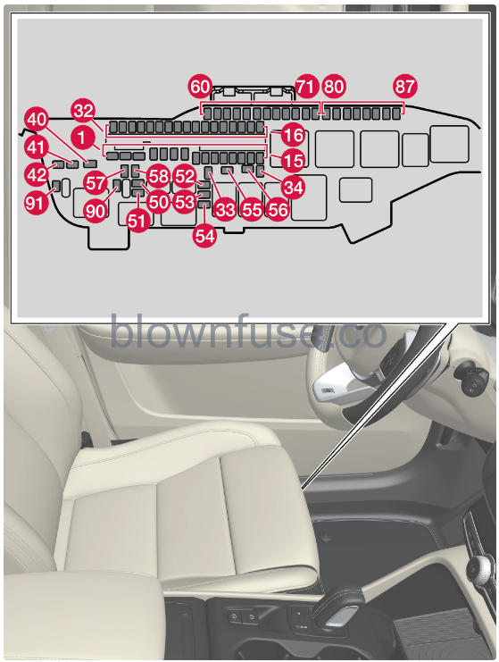 2023-Volvo-XC40-Storage-and-passenger-compartment-fig-11