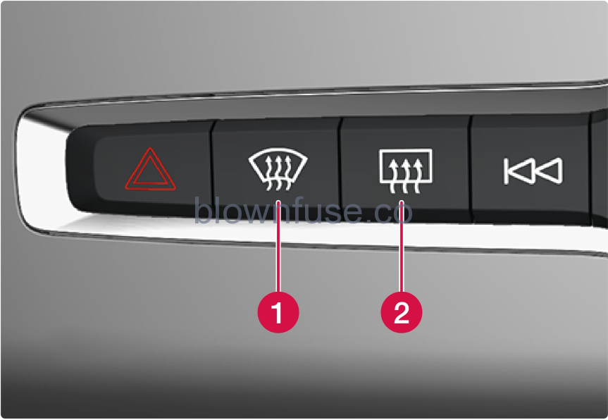 2022 Volvo S60 Climate system controls-Fig-01