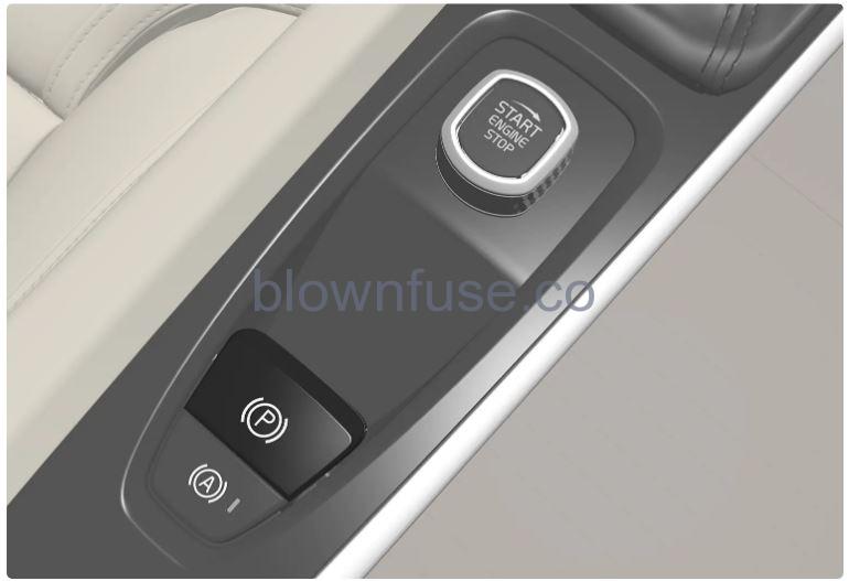 2022-Volvo-S90-Parking-brake-FIG-1