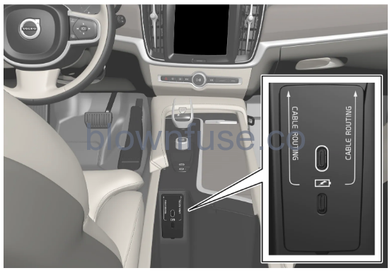 2023 Volvo V60 Recharge Plug-in Hybrid Sound, media, and Internet fig 1