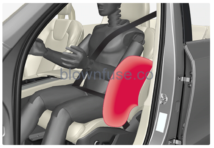 2023 Volvo XC40 Recharge Plug-in Hybrid Airbags fig 10