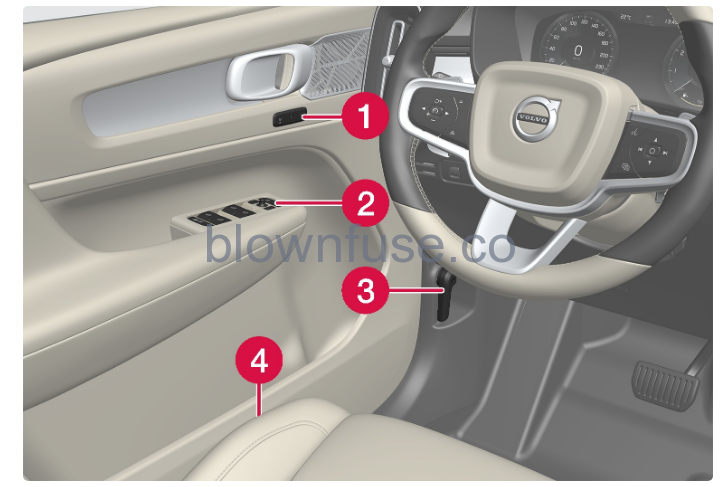 2023 Volvo XC40 Recharge Plug-in Hybrid Displays and voice control FIG 4