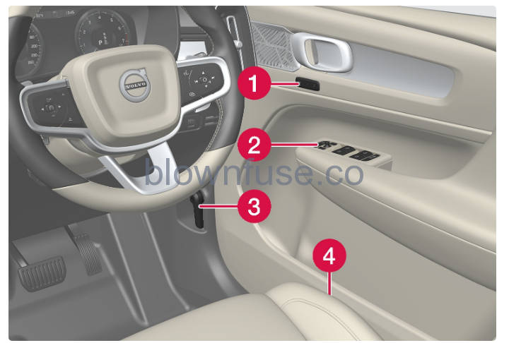 2023 Volvo XC40 Recharge Plug-in Hybrid Displays and voice control FIG 8