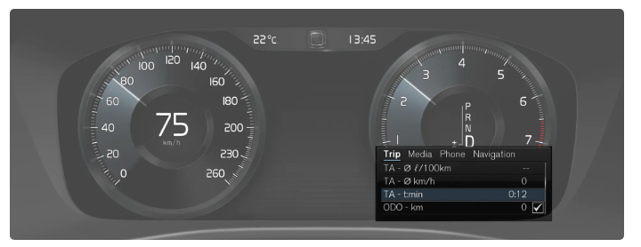 2023 Volvo XC40 Recharge Plug-in Hybrid Driver display fig 6