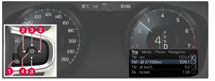 2023 Volvo XC40 Recharge Plug-in Hybrid Driver display fig 7