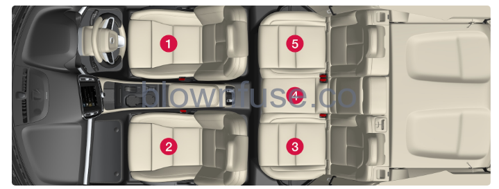 2023 Volvo XC40 Recharge Plug-in Hybrid Integrated child seat fig 5