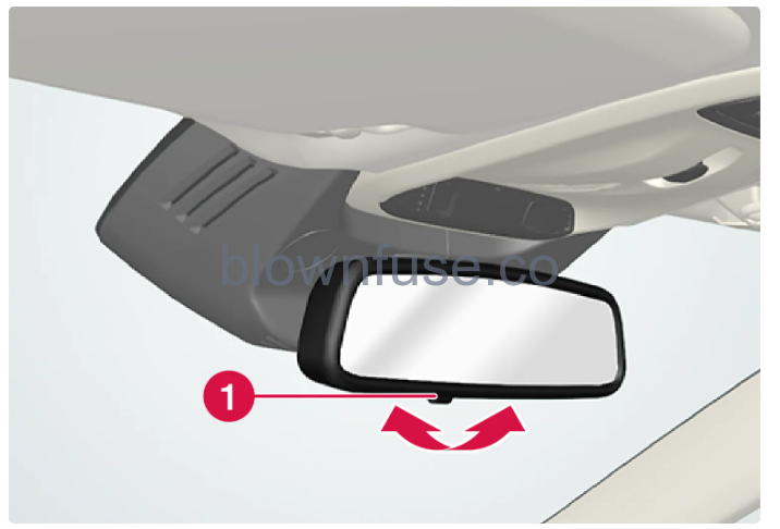 2023 Volvo XC40 Recharge Plug-in Hybrid Rearview mirrors fig 3