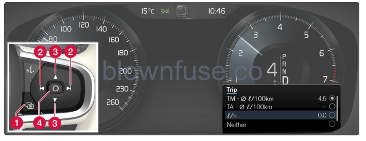 2023 Volvo XC40 Recharge Plug-in Hybrid Trip computer fig 4