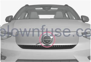 2023-Volvo-XC40-Recharge-Pure-Electric-Camera-and-radar-unit-fig-1