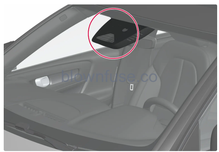 2023-Volvo-XC40-Recharge-Pure-Electric-Camera-and-radar-unit-fig-4